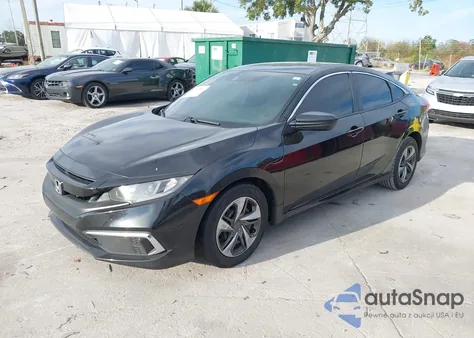 2019 Honda Civic Lx z USA, uszkodzony, nr VIN 2HGFC2F6XKH509425
